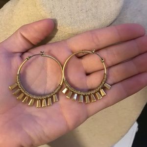 Stella & Dot Gold Hoops